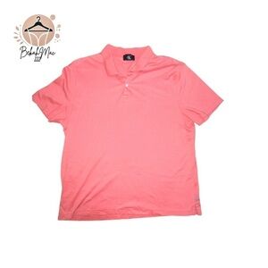Calvin Klein Pink Textured Polo Shirt XL Casual Everyday Style